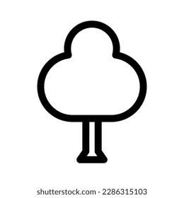 icono de árbol o logotipo símbolo de signo aislado ilustración vectorial - iconos vectoriales de estilo negro de alta calidad