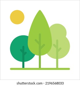 Icono de árbol, logotipo o símbolo