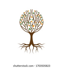 Tree icon logo template vector icon design