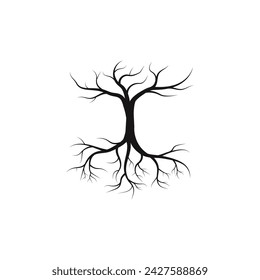 Tree icon logo template vector illustration design