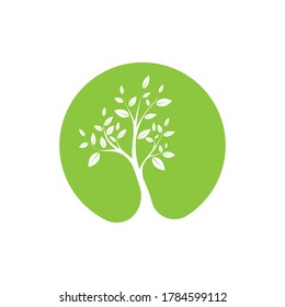 Tree icon logo vector template 
