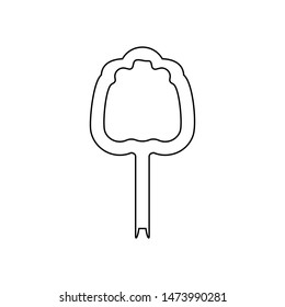Tree icon. Nature park symbol