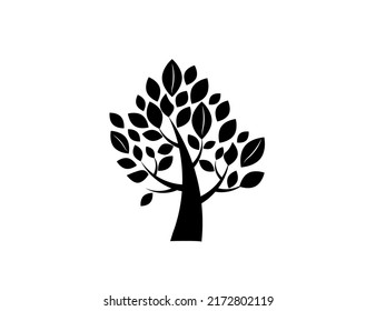 Tree icon. Nature, park. Vector image.