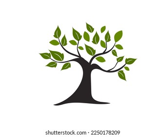 Tree icon. Nature, park. Vector image.