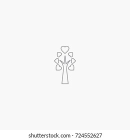 tree icon. nature sign