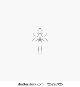 tree icon. nature sign