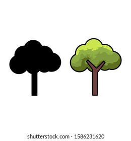 Tree icon on a white background