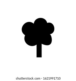 Tree icon on white background vector
