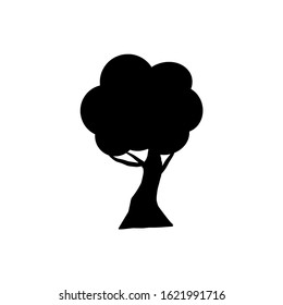 Tree icon on white background vector