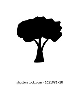 Tree icon on white background vector