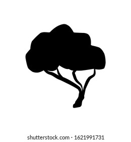 Tree icon on white background vector