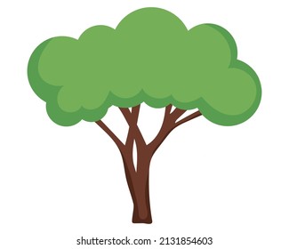 tree icon on white background