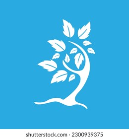 tree icon on a white background, vector illustration