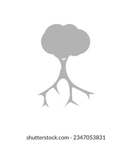 tree icon on a white background, vector illustration