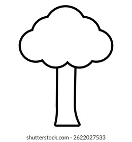 Tree icon on white background vector