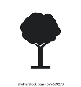 Tree icon on a white background. Vector illustration, eps10