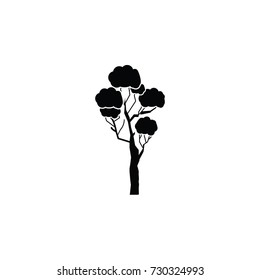 Tree Icon on white background