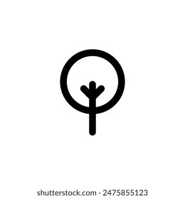 Tree icon. Plant icon. Sprout. 