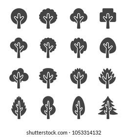 tree icon set