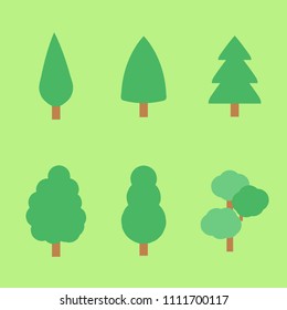 Tree icon set 