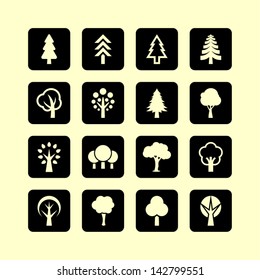 Tree Icon Set