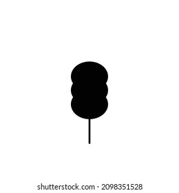 tree icon shady logo vector illustration of sign symbol isolated - high quality black style vector icon can be used for 2d animation, ecommerce, android style, website style