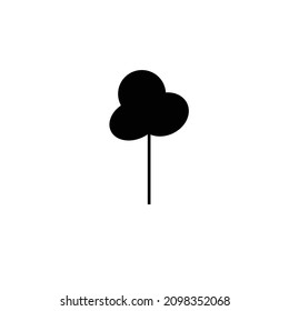 icono de árbol sombra logo ilustración vectorial del símbolo de signo aislado - icono de vector de estilo negro de alta calidad puede utilizarse para animación 2d, ecommerce, estilo androide, estilo de sitio web