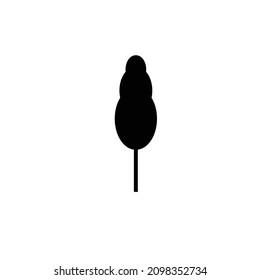 tree icon shady logo vector illustration of sign symbol isolated - high quality black style vector icon can be used for 2d animation, ecommerce, android style, website style
