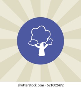 tree icon. sign design. background