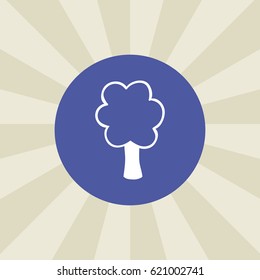 tree icon. sign design. background