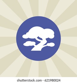 tree icon. sign design. background