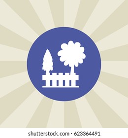 tree icon. sign design. background
