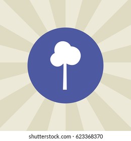 tree icon. sign design. background