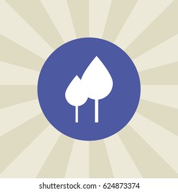 tree icon. sign design. background