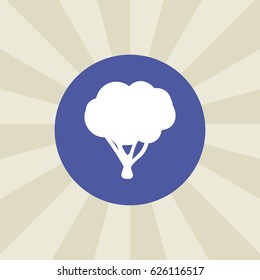 tree icon. sign design. background