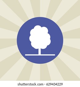 tree icon. sign design. background