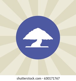tree icon. sign design. background