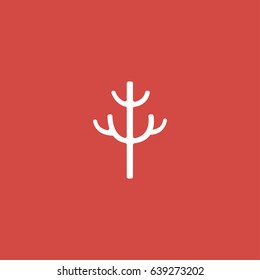 tree icon. sign design. red background