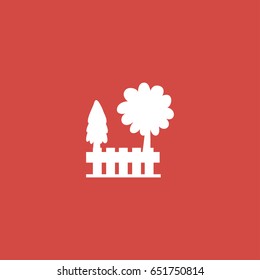 tree icon. sign design. red background