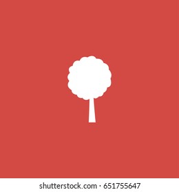 tree icon. sign design. red background