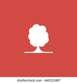 tree icon. sign design. red background