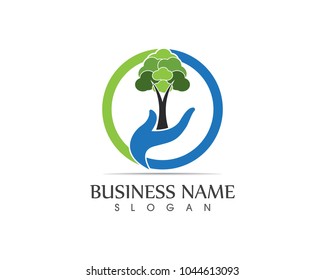 Tree icon sign logo 