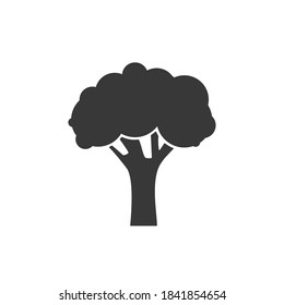 Tree icon. Sign in modern flat style. Vector