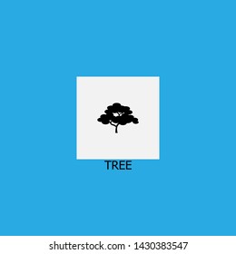 tree icon sign signifier vector