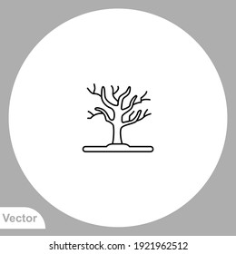 Tree icon sign vector,Symbol, logo illustration for web and mobile
