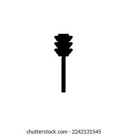 Tree icon. Simple style Global Warming poster background symbol. Tree brand logo design element. Tree t-shirt printing. Vector for sticker.