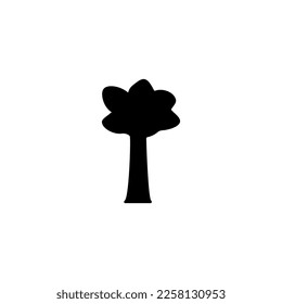 Icono de árbol. Símbolo de fondo de afiche de energía verde de estilo sencillo. Elemento de diseño de logotipo de marca de árbol. Impresión de camisetas de árbol. vector para pegatina.