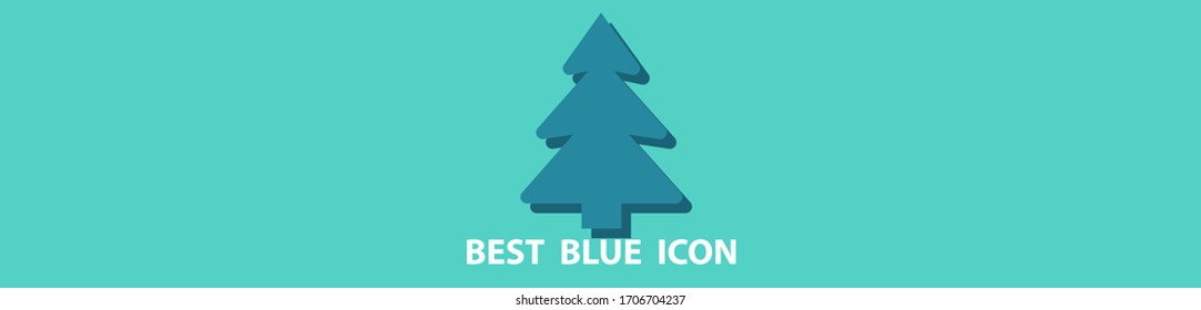 Tree icon stock vector illustration flat design.