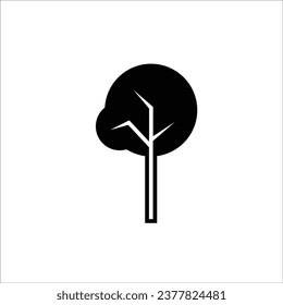 Tree icon stock vector illustration