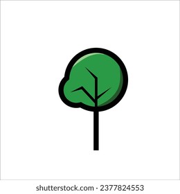 Tree icon stock vector illustration